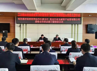 2021年1月8日，龍睿公司與農(nóng)村信用合作社聯(lián)社簽訂戰(zhàn)略合作協(xié)議暨授信儀式。                                    