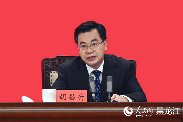 中共黑龍江省委副書記、省長胡昌升。人民網 汪曉濤攝