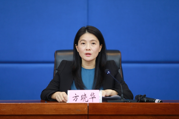 黑龍江省農(nóng)業(yè)農(nóng)村廳副廳長方曉華。石啟立攝