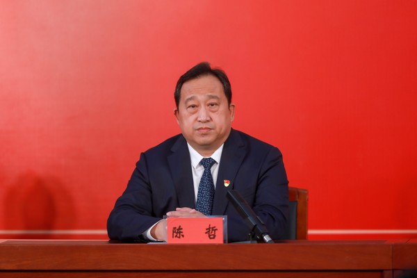 中共黑龍江省委宣傳部副部長、省文化和旅游廳廳長陳哲。石啟立攝