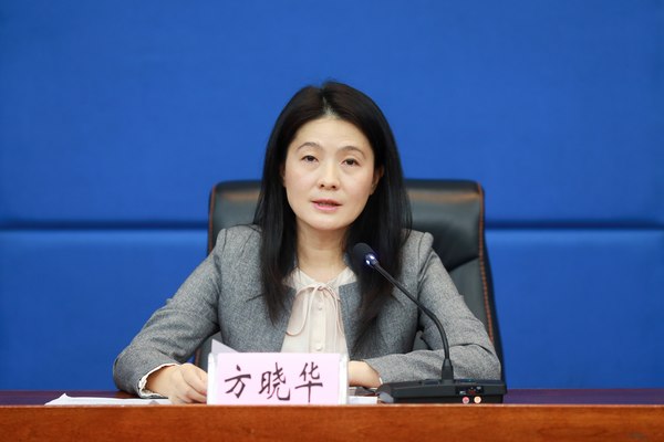 黑龍江省農(nóng)業(yè)農(nóng)村廳副廳長方曉華。石啟立攝