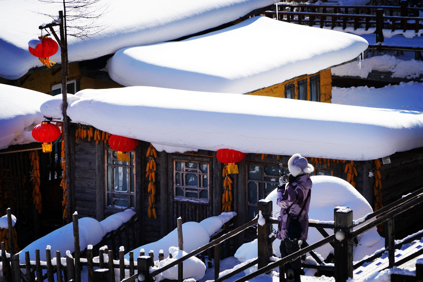“雪”迎八方客 中國雪鄉景區正式開園