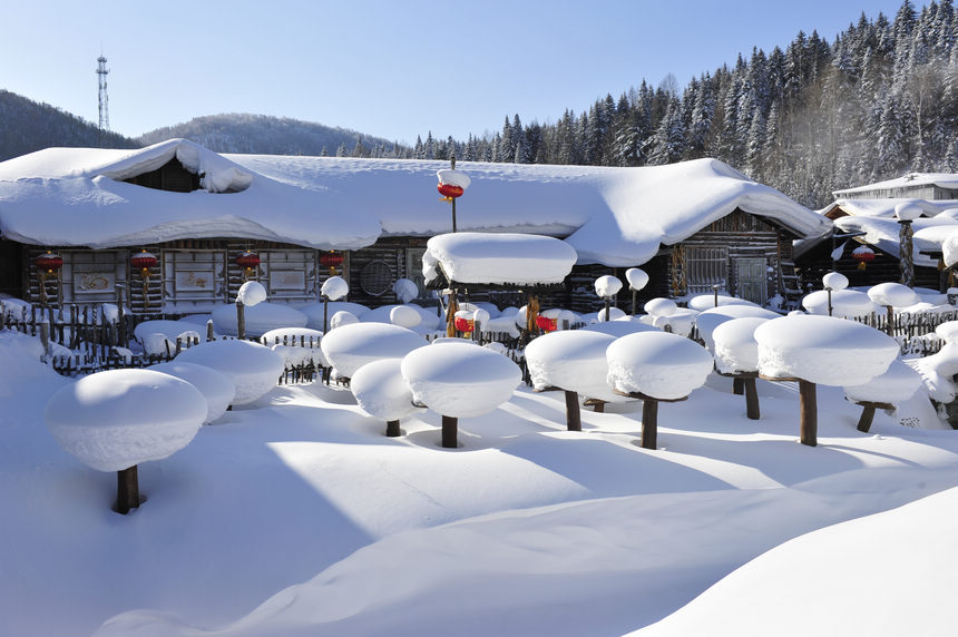 “雪”迎八方客 中國雪鄉景區正式開園