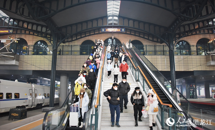 2023年春運正式啟動 哈爾濱鐵路預計發送旅客623萬人次