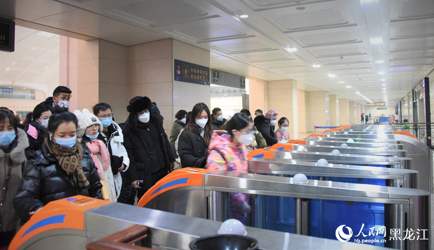 2023年春運正式啟動 哈爾濱鐵路預計發送旅客623萬人次