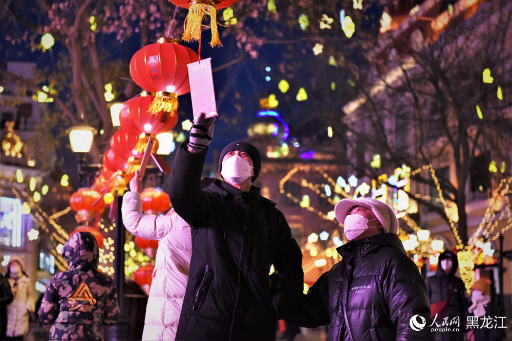 哈爾濱市張燈結彩鬧元宵