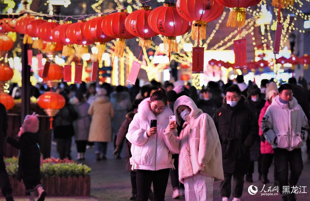 哈爾濱市張燈結彩鬧元宵