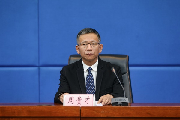 黑龍江省交通運輸廳副廳長周貴才。石啟立攝