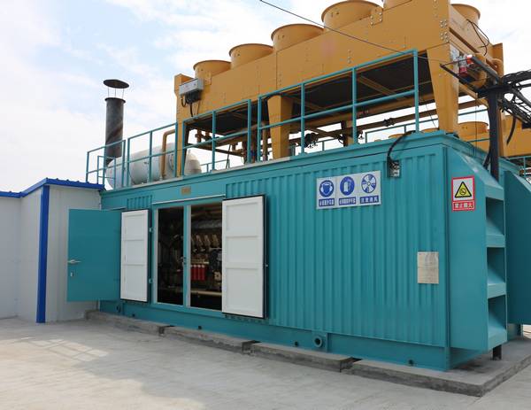雞西隆昇發(fā)電公司瓦斯發(fā)電站1000kw瓦斯發(fā)電機(jī)組。