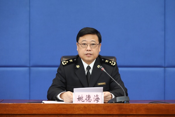 哈爾濱海關副關長姚德海。石啟立攝