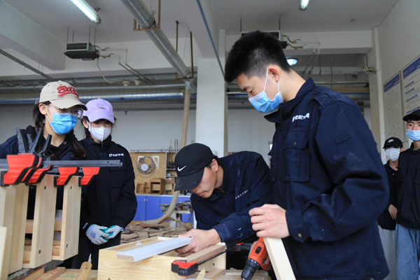 黑龍江建筑職業技術學院實訓場地。黑龍江建筑職業技術學院供圖