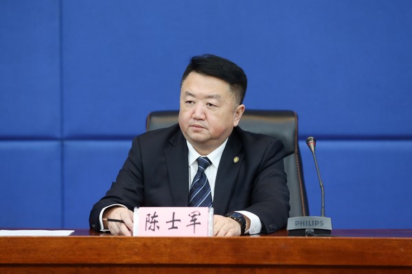 黑龍江省貿促會會長陳士軍。石啟立 攝