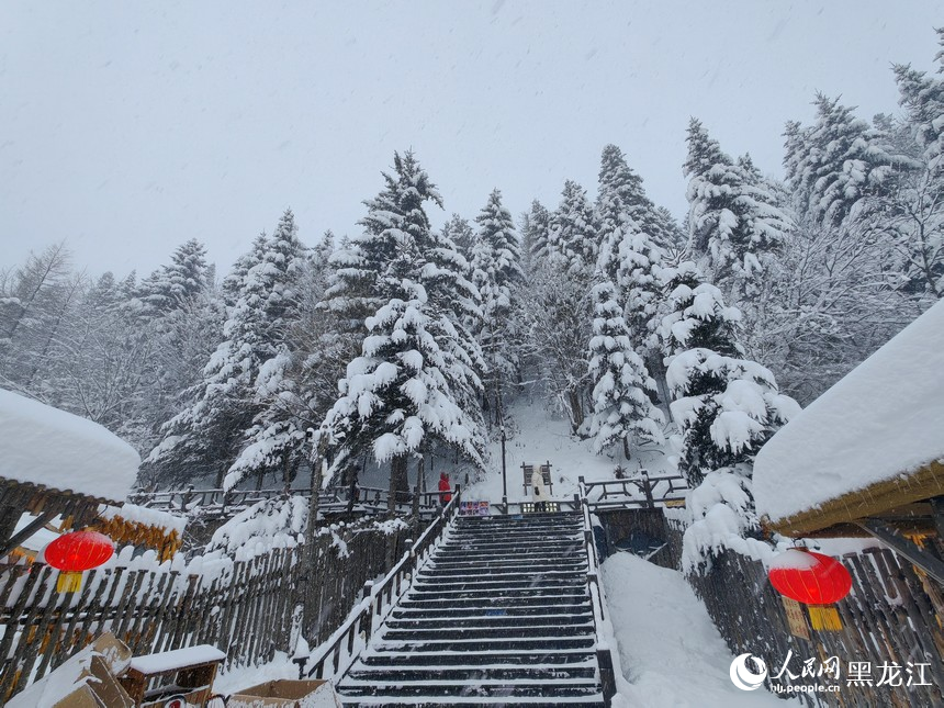 雪迎八方客 中國雪鄉(xiāng)正式開園