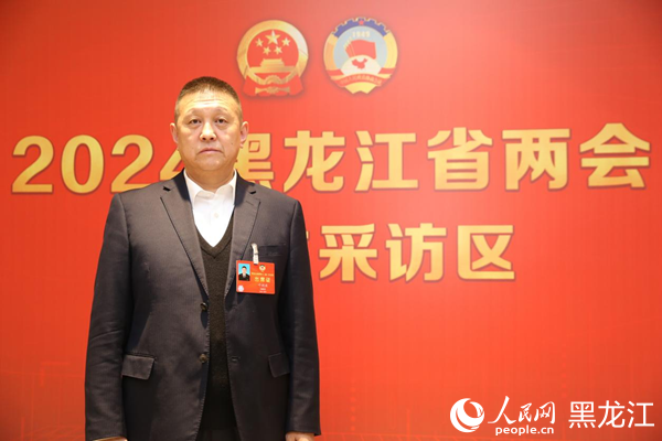 黑龍江省政協委員、綏芬河海關副關長、綏芬河市政協副主席葉劍波。人民網 尚城攝