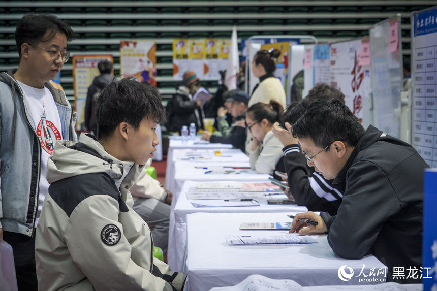 黑龍江：人才招聘進(jìn)校園 政企合作促發(fā)展