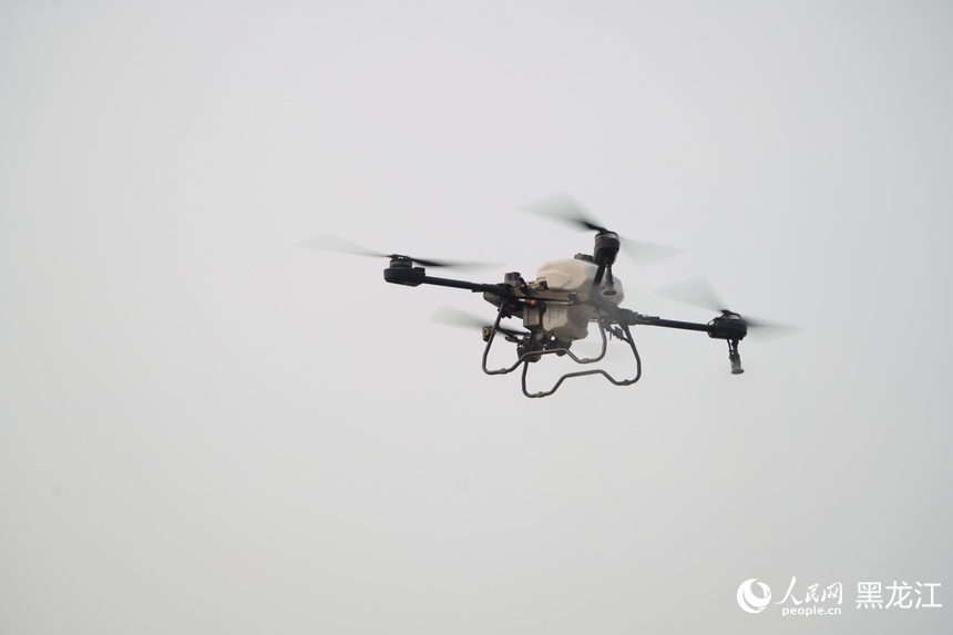 黑龍江低空經濟按下“快進鍵” Q100農業植保無人機下線